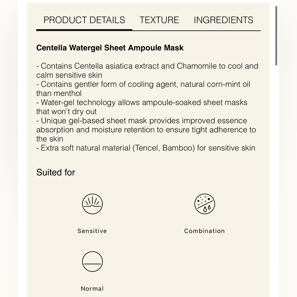 Centella Watergel Sheet Ampoule Mask 5pack - Picture 11 of 13